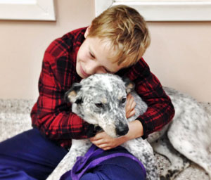 Boy & Dog