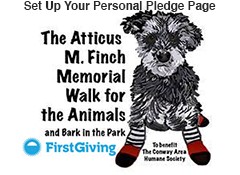 Walk For The Animals Pledge Page